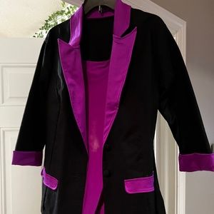 Purple and Black dance costume